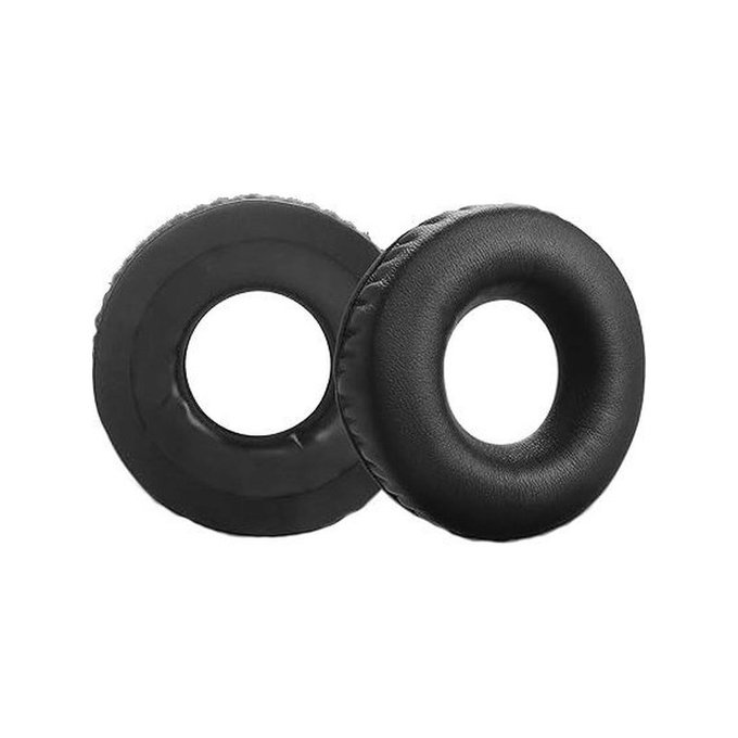 Ανταλλακτικά Earpads Ακουστικών για Sennheiser HD25, SP 25-1 II, PC150, Αφρός Μνήμης + PU Δέρμα, Μαύρο, Black, 1 Ζεύγος