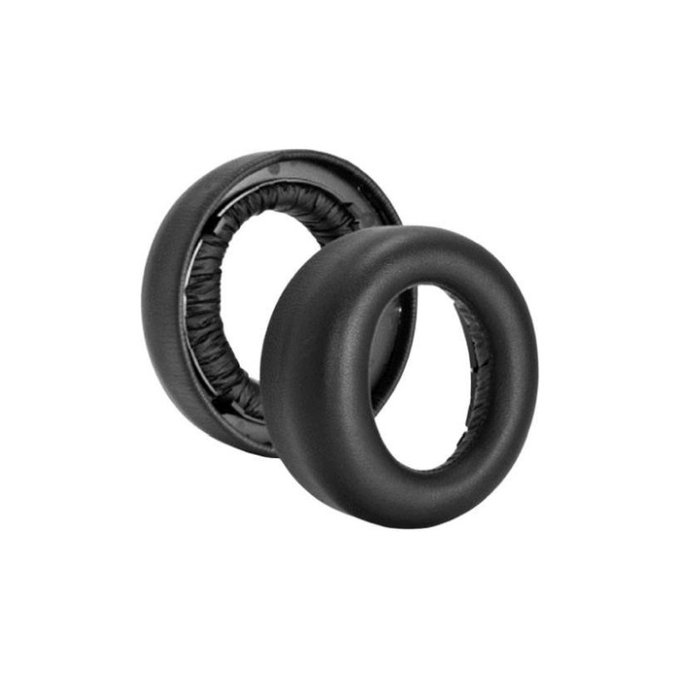 Ανταλλακτικά Earpads Ακουστικών για Sony Playstation 5 Pulse Elite, Αφρός + Δέρμα, Μαύρο, Black, 1 Ζεύγος