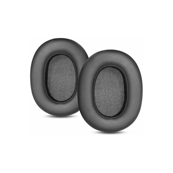 Ανταλλακτικά Earpads Ακουστικών για Sony ULT Wear, Αφρός + Δέρμα, Μαύρο, Black, 1 Ζεύγος