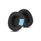 Ανταλλακτικά Earpads Ακουστικών για Steelseries Nova Pro Wired, Αφρός Μνήμης + Ύφασμα, Μαύρο, Black, Ψυκτικό Τζελ, 1 Ζεύγος