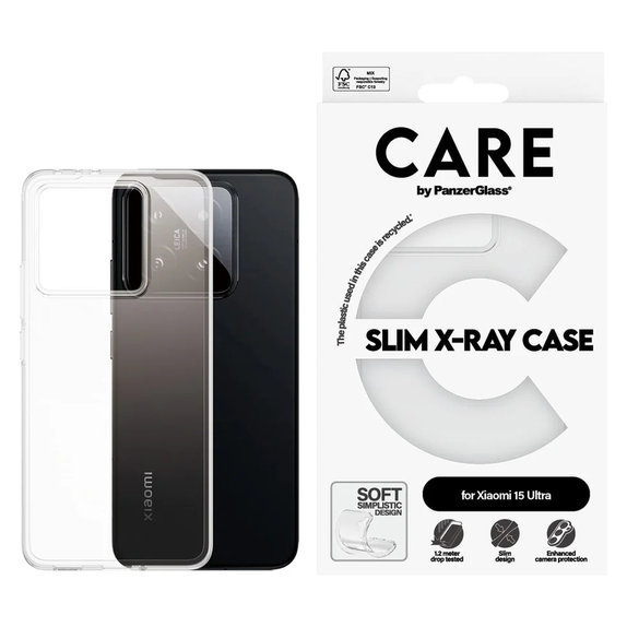 Θήκη X-Ray για Xiaomi 15 Ultra, Διάφανο, PanzerGlass