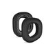 Ανταλλακτικά Earpads Ακουστικών για Corsair HS80, Αφρός Μνήμης + Βελούδο, Μαύρο, 1 Ζεύγος