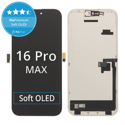 Συγκρότημα οθόνης για iPhone 16 Pro Max, FixPremium Soft OLED