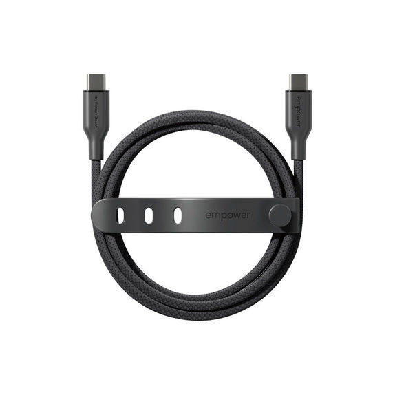 Καλώδιο USB-C, 60 W, Racing, 1, 2 m, Space Black, empower
