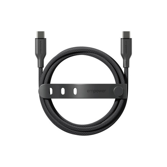 Καλώδιο USB-C, 240 W, Racing, 2 m, Space Black, empower