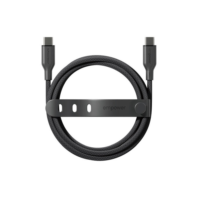 Καλώδιο USB-C, 240 W, Racing, 2 m, Space Black, empower