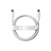 Καλώδιο USB-C, 240 W, Racing, 2 m, Ασημί-λευκό, empower