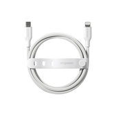 Καλώδιο USB-C/Lightning, 60 W, Racing, 1, 2 m, Ασημί-λευκό, empower
