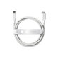 Καλώδιο USB-C/Lightning, 60 W, Racing, 1, 2 m, Ασημί-λευκό, empower