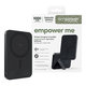 Ασύρματο PowerBank 5000 mAh με περιστρεφόμενη βάση, 20 W, συμβατό με MagSafe, Qi2/USB-C, Space Black, empower