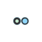Φακός Πίσω Κάμερας με Πλαίσιο για iPhone 16, 16 Plus, Teal, 2τμχ