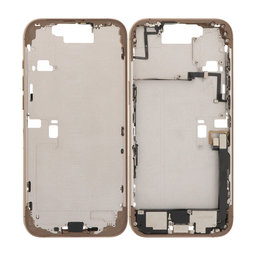 Μεσαίο Πλαίσιο + Κουμπιά Ενεργοποίησης, Έντασης και Κάμερας για iPhone 16 Pro Max, Desert Titanium