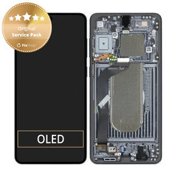 LCD Display Assembly για Samsung S25 Edge, GH82-37224C, Titanium Jetblack, Genuine Service Pack