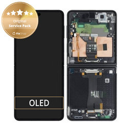 LCD Display Assembly για Samsung Z Flip 7 F766B, GH82-37581C, Jetblack, Genuine Service Pack