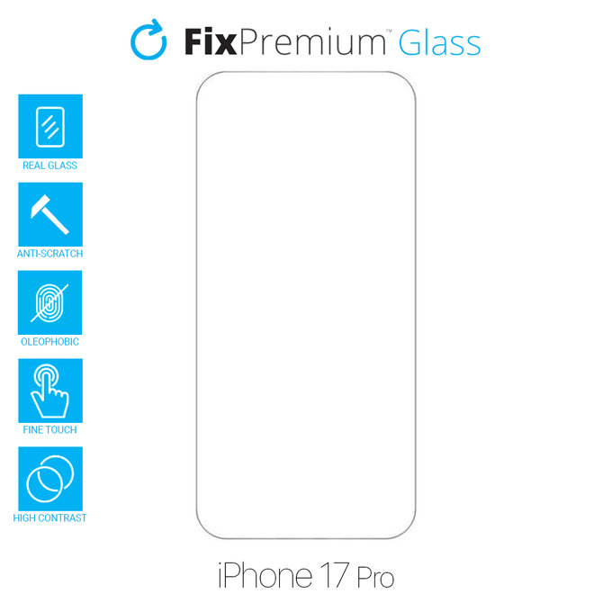 Προστατευτικό Γυαλί για iPhone 17 Pro | FixPremium