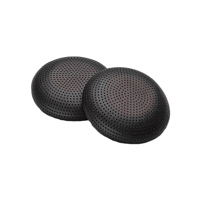 Ανταλλακτικά Earpads Ακουστικών για Poly Blackwire 3300, Αφρός Μνήμης + PU Δέρμα, Μαύρο, 1 Pair