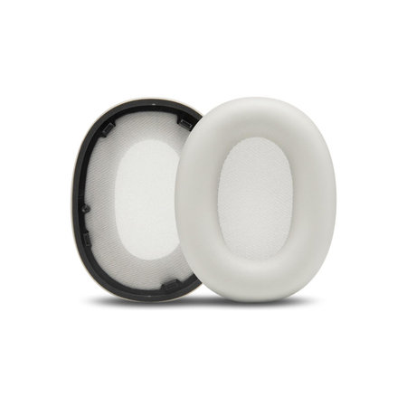 Ανταλλακτικά Earpads Ακουστικών για Sony WH-1000XM6, Αφρός Μνήμης + PU Δέρμα, Λευκό, 1 Pair