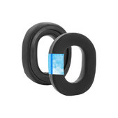 Ανταλλακτικά Earpads Ακουστικών για Razer Blackshark V3, V3X, Αφρός Μνήμης + Textile + PU Δέρμα, Μαύρο, Ψυκτικό Τζελ, 1 Pair