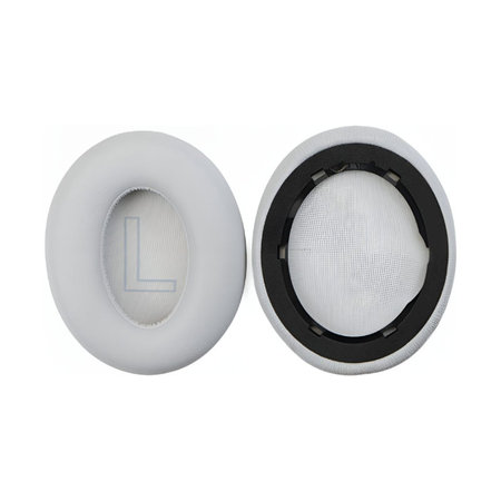 Ανταλλακτικά Earpads Ακουστικών για Anker Soundcore Life Q20, Αφρός Μνήμης + PU Δέρμα, Γκρι, 1 Pair