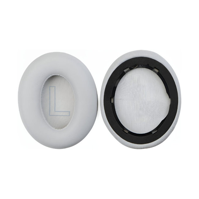 Ανταλλακτικά Earpads Ακουστικών για Anker Soundcore Life Q20, Αφρός Μνήμης + PU Δέρμα, Γκρι, 1 Pair