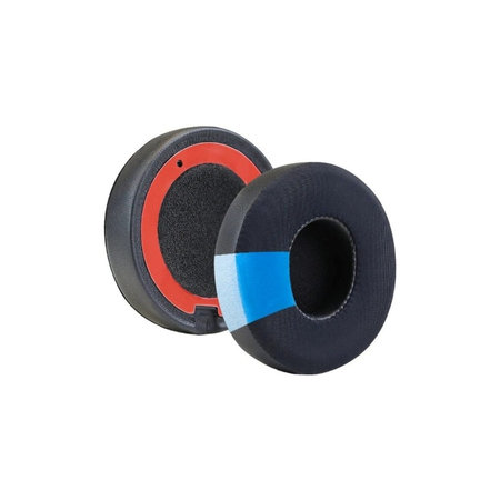 Ανταλλακτικά Earpads Ακουστικών για Beats Solo 2 a 3, Αφρός Μνήμης + Textile + Neoprene, Μαύρο, Ψυκτικό Τζελ, 1 Pair