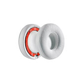 Ανταλλακτικά Earpads Ακουστικών για Beats Solo 4, Αφρός Μνήμης + PU Δέρμα, Λευκό, 1 Pair