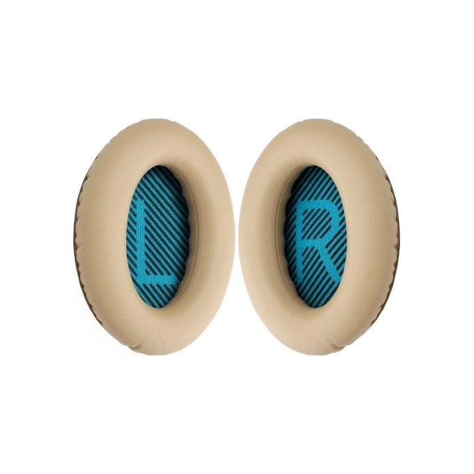 Ανταλλακτικά Earpads Ακουστικών για Bose QuietComfort 2, 15, 25 a 35, Αφρός Μνήμης + PU Δέρμα, Khaki, 1 Pair