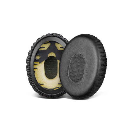Ανταλλακτικά Earpads Ακουστικών για Bose QuietComfort 3, OE/ON-EAR a OE1, Αφρός Μνήμης + PU Δέρμα, Μαύρο, 1 Pair