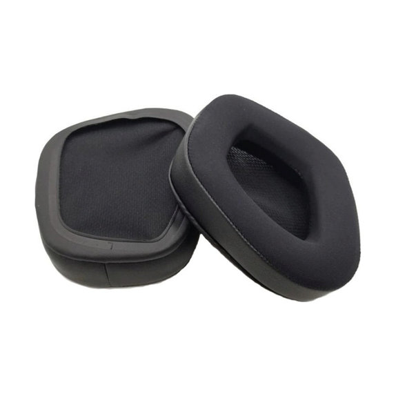 Ανταλλακτικά Earpads Ακουστικών για Corsair Void RGB Elite, Αφρός Μνήμης + Neoprene, Μαύρο, 1 Pair