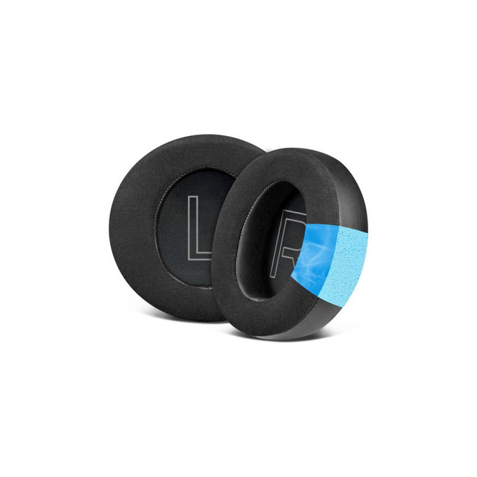 Ανταλλακτικά Earpads Ακουστικών για Dell Alienware AW510H a AW310H, Αφρός Μνήμης + Neoprene, Μαύρο, Ψυκτικό Τζελ, 1 Pair