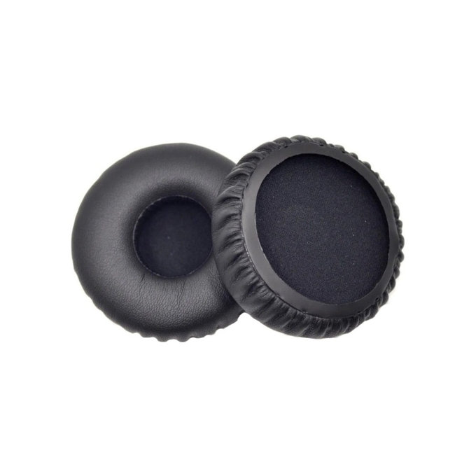 Ανταλλακτικά Earpads Ακουστικών για Jabra Revo, Αφρός Μνήμης + PU Δέρμα, Μαύρο, 1 Pair