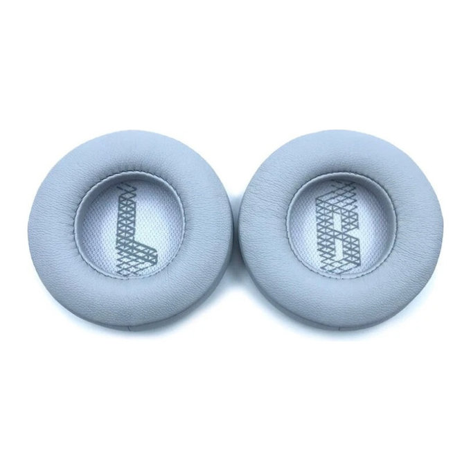 Ανταλλακτικά Earpads Ακουστικών για JBL Live 400BT, 460NC, Αφρός Μνήμης + PU Δέρμα, Γκρι, 1 Pair