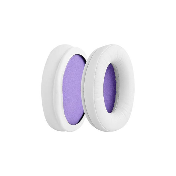 Ανταλλακτικά Earpads Ακουστικών για Kingston HyperX Cloud Alpha Gaming, Αφρός Μνήμης + PU Δέρμα, Λευκό, 1 Pair