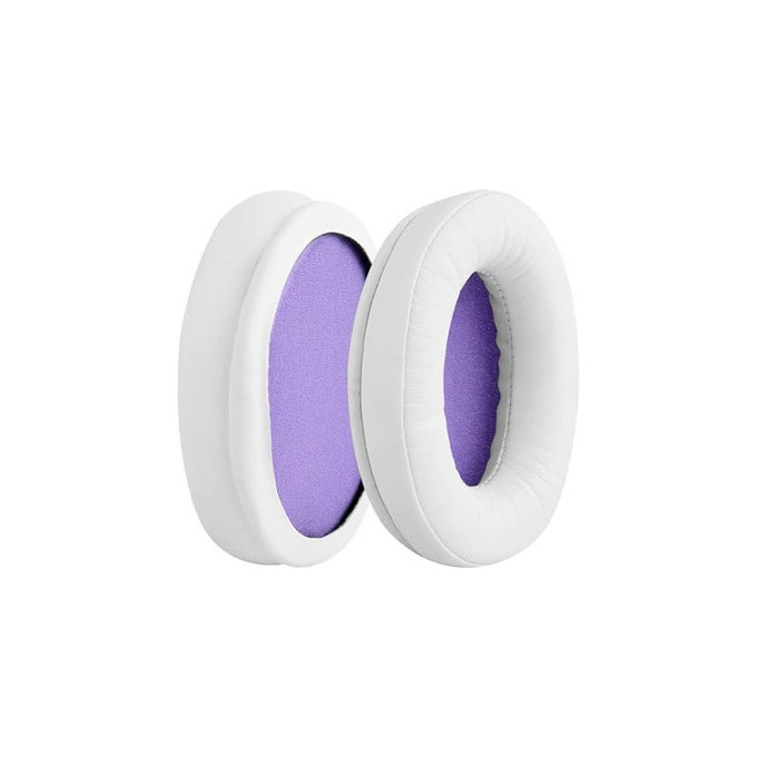 Ανταλλακτικά Earpads Ακουστικών για Kingston HyperX Cloud Alpha Gaming, Αφρός Μνήμης + PU Δέρμα, Λευκό, 1 Pair