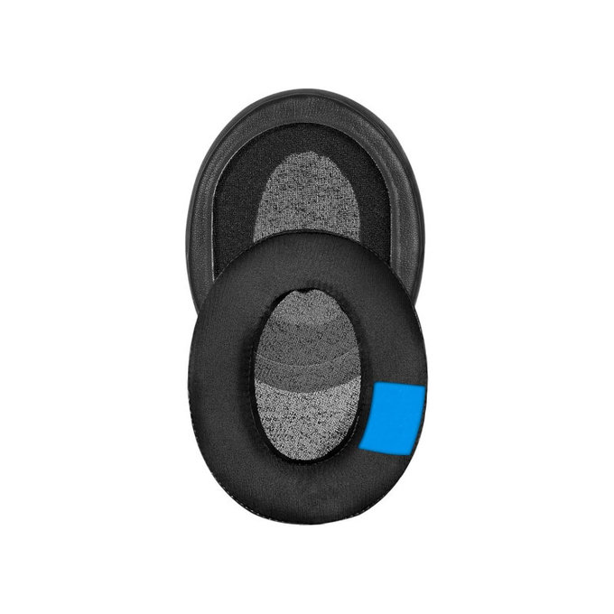 Ανταλλακτικά Earpads Ακουστικών για Kingston HyperX Cloud, Αφρός Μνήμης + Neoprene + PU Δέρμα, Μαύρο, 1 Pair