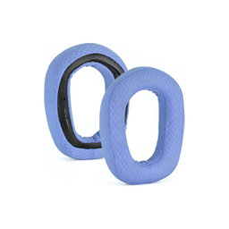 Ανταλλακτικά Earpads Ακουστικών για Logitech G435, Αφρός Μνήμης + Textile, Μπλε, 1 Pair