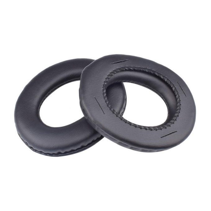 Ανταλλακτικά Earpads Ακουστικών για Panasonic RP-HTX7, RP-HTX7A, RP-HTX9, Αφρός Μνήμης + PU Δέρμα, Μαύρο, 1 Pair