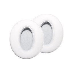Ανταλλακτικά Earpads Ακουστικών για Sennheiser HD300, 300BT, 4.50BTNC, Αφρός Μνήμης + PU Δέρμα, Λευκό, 1 Pair