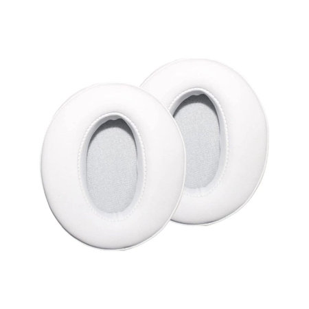 Ανταλλακτικά Earpads Ακουστικών για Sennheiser HD300, 300BT, 4.50BTNC, Αφρός Μνήμης + PU Δέρμα, Λευκό, 1 Pair
