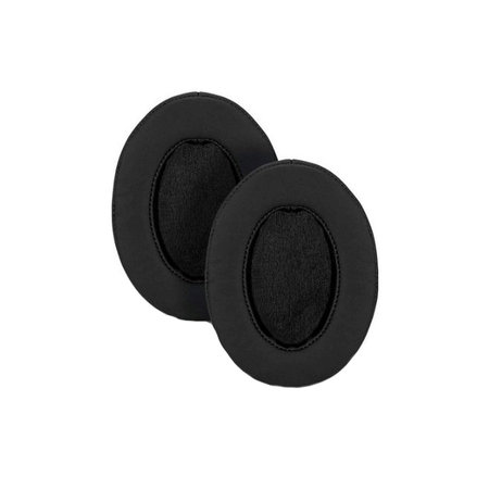 Ανταλλακτικά Earpads Ακουστικών για Shure SRH440, Αφρός Μνήμης + PU Δέρμα, Μαύρο, 1 Pair