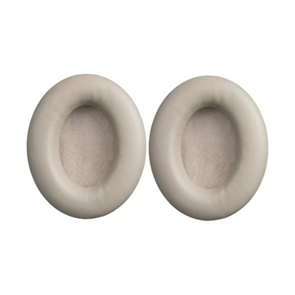 Ανταλλακτικά Earpads Ακουστικών για Sony WH-1000XM3, Αφρός Μνήμης + PU Δέρμα, Μπεζ, 1 Pair