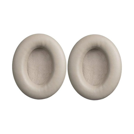 Ανταλλακτικά Earpads Ακουστικών για Sony WH-1000XM3, Αφρός Μνήμης + PU Δέρμα, Μπεζ, 1 Pair