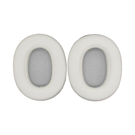 Ανταλλακτικά Earpads Ακουστικών για Sony WH-ULT900N, Αφρός Μνήμης + PU Δέρμα, Λευκό, 1 Pair