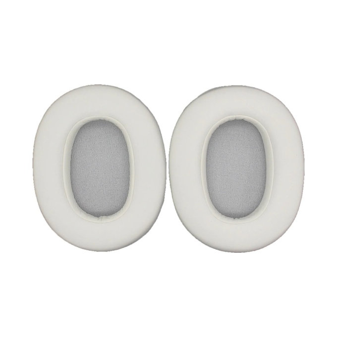 Ανταλλακτικά Earpads Ακουστικών για Sony WH-ULT900N, Αφρός Μνήμης + PU Δέρμα, Λευκό, 1 Pair