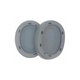 Ανταλλακτικά Earpads Ακουστικών για Sony WH-ULT900N, Αφρός Μνήμης + PU Δέρμα, Γκρι, 1 Pair