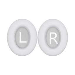 Ανταλλακτικά Earpads Ακουστικών για Bose 700, NC700, Αφρός Μνήμης + PU Δέρμα, Λευκό, 1 Pair