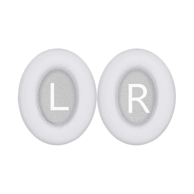 Ανταλλακτικά Earpads Ακουστικών για Bose 700, NC700, Αφρός Μνήμης + PU Δέρμα, Λευκό, 1 Pair