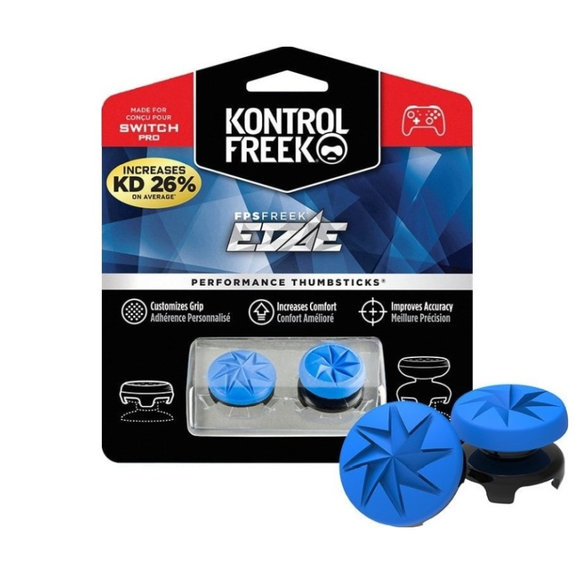 Επεκτεινόμενα Καλύμματα Λαβής Controller Nintendo Switch Pro Edge, Μπλε, Blue, Kontrol Freek