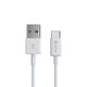 Καλώδιο USB / USB-C Smart, 2.1A, 2m, λευκό, Devia