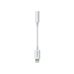 Αντάπτορας Smart 3,5mm Jack / Lightning, λευκός, Devia